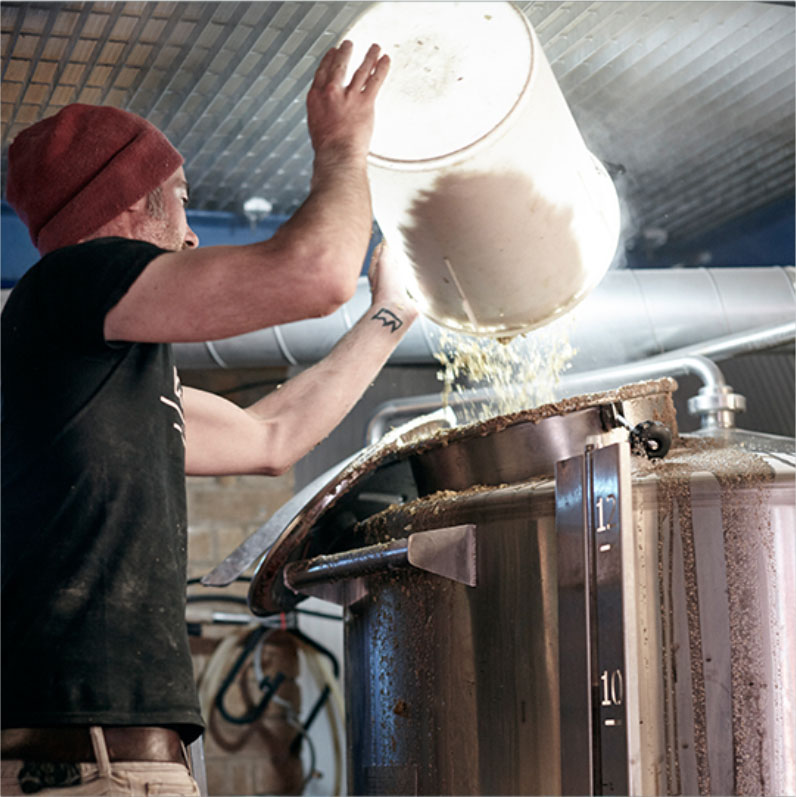 a behind the scenes look at creating the beer at Brick Brewery