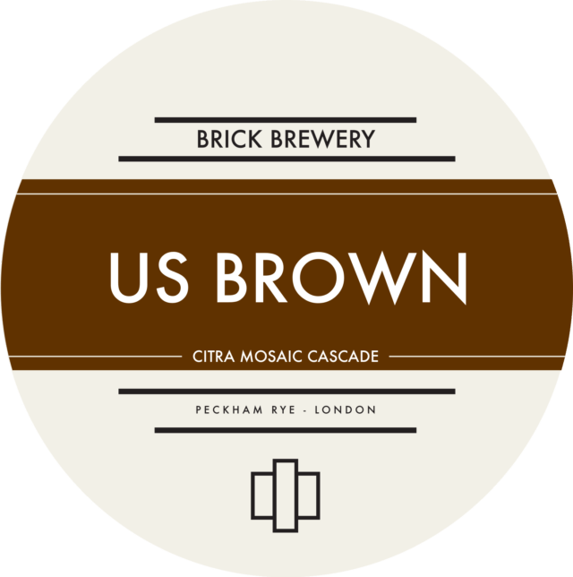 Brick Brewery's US Brown Beer Logo